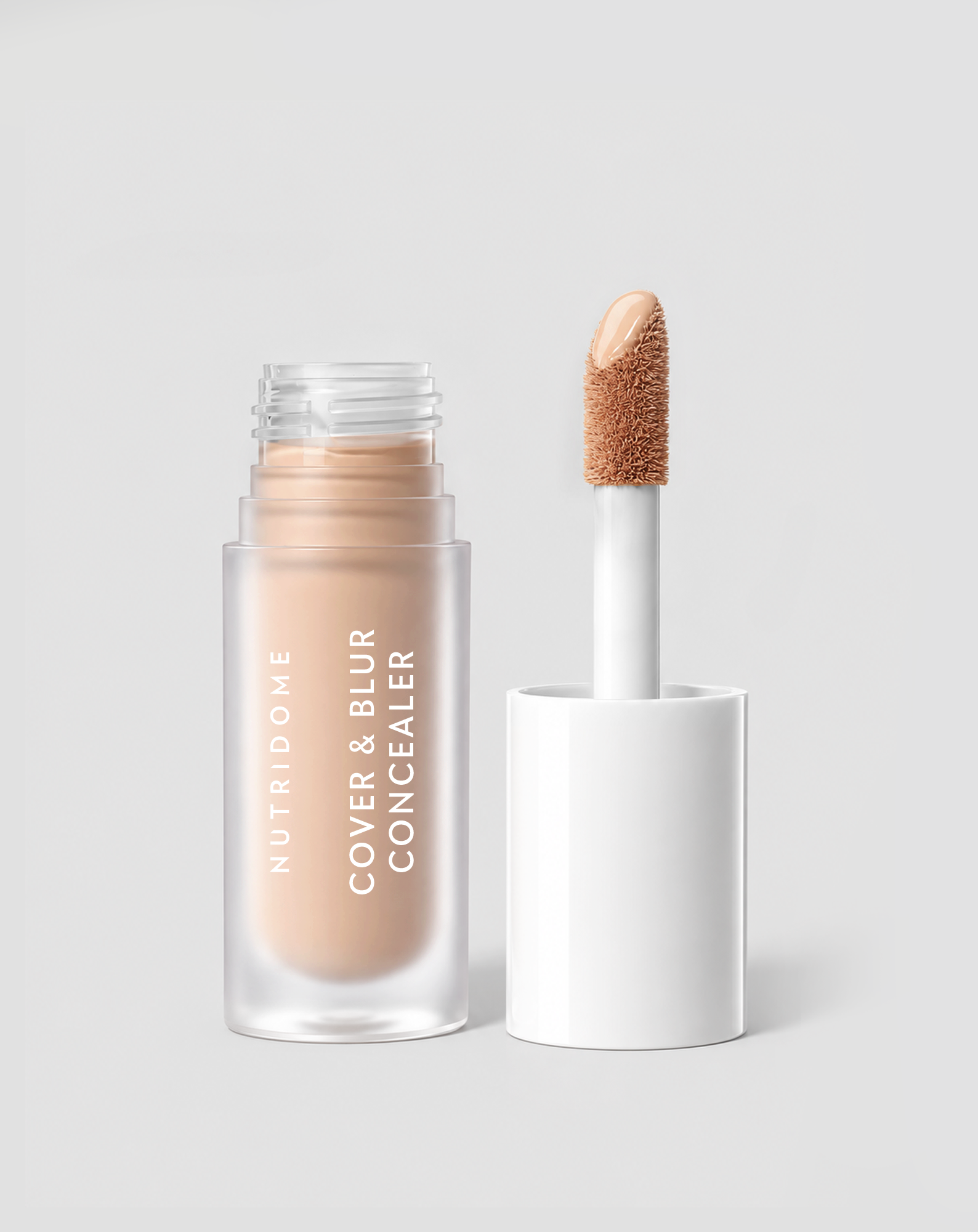 Korektor kryjąco-wygładzający pod oczy i na twarz z witaminą C na cienie i przebarwienia Nutridome 5 ml - 02 Velvet Biscuit - 2