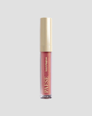 Błyszczyk z drobinkami optycznie zwiększający usta, lustrzany efekt 03 glossy Lipgloss Paese