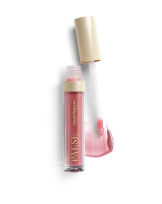 Błyszczyk z drobinkami optycznie zwiększający usta, lustrzany efekt 03 glossy Lipgloss Paese