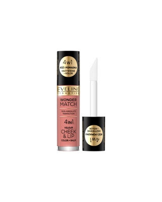 Róż i pomadka w płynie Wonder Match Velour Cheek&Lip nr 01 Eveline