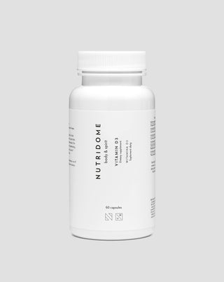 Witamina D3 4000 IU w kapsułkach na odporność, mocne kości i zdrowe zęby Nutridome 60 szt.