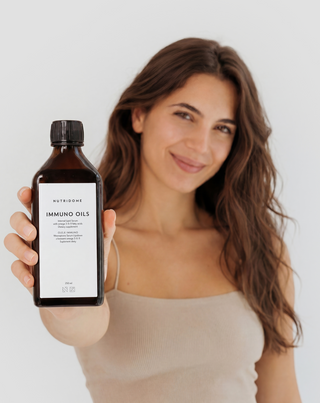Oleje na odporność z kwasami omega 3-6-9 w płynie Immuno Nutridome 250 ml - 4