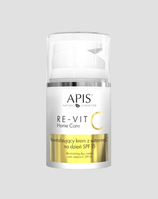 Rewitalizujący krem z witaminą C na dzień SPF 15 Re-Vit C Home Care Apis