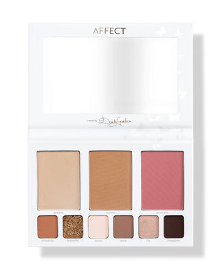 Paleta do makijażu Butterfly Makeup róże i bronzery Affect Professional Cosmetics