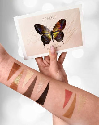 Paleta do makijażu Butterfly Makeup róże i bronzery Affect Professional Cosmetics