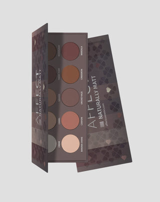 Paleta cieni prasowanych Naturally Matt Pressed Eyeshadows Palette Affect Professional Cosmetics - 1