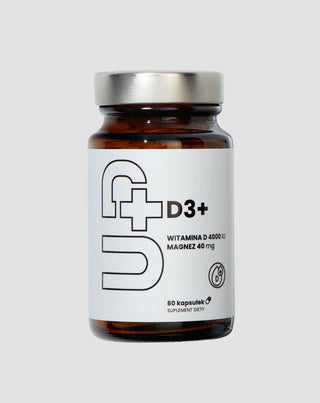 Suplement Up D3+ Witamina D3 w połączeniu z magnezem UP Health Pharma 60 kapsułek - 1