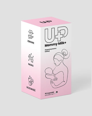 Suplement UP Mommy Milk+ wspierający laktację dla mam karmiących piersią UP Health Pharma
