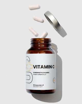 Suplement UP Vitamin C+ dla kompleksowego wsparcia odporności przy wrażliwym żołądku Up Health Pharma 90 kapsułek - 2