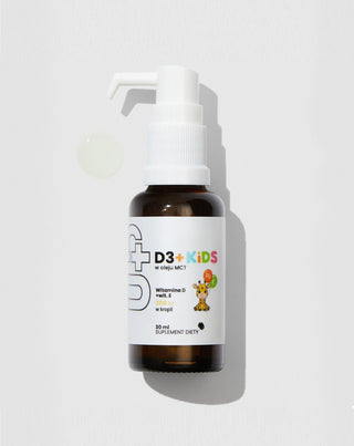 Suplement Up D3+ Kids Witamina D3 w kroplach dla wsparcia odporności, kości i prawidłowego rozwoju dziecka Up Health Pharma - 1