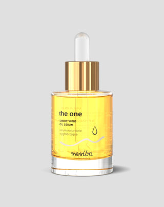 Naturalnie wygładzające serum The One do twarzy zapobiegające zmarszczkom 30 ml Resibo