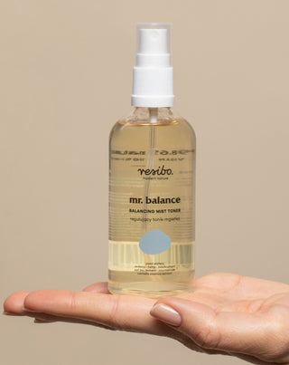 Intensywnie regenerujący tonik-mgiełka Mr Balance do twarzy 100 ml Resibo