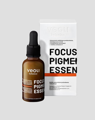 Serum na przebarwienia skóry z niacynamidem i witaminą c Focus pigmentation essence Veoli Botanica