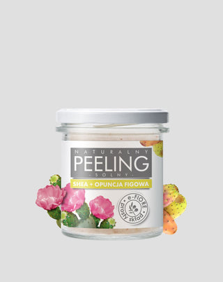 Naturalny peeling solny z opuncją figową masłem shea i wit. E silnie ujędrniający E-Fiore - 1