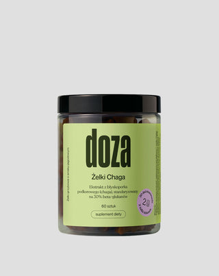 Żelki z ekstraktem z grzyba Chaga 60 szt. Doza - 1