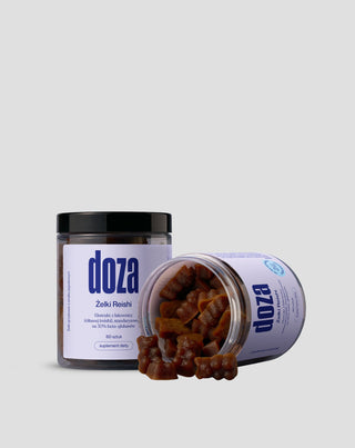 Żelki z ekstraktem z grzyba Reishi 60 szt. Doza - 2