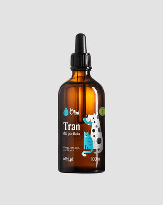 Tran z wątroby dorsza dla psa i kota Olini - 1