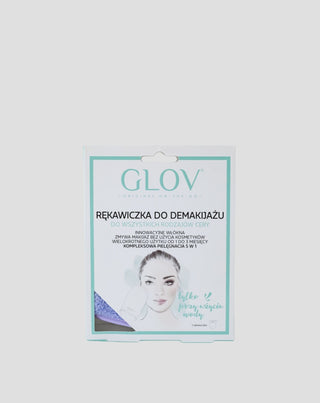 Rękawica do demakijażu i oczyszczania twarzy wielorazowego użytku On-The-Go Ivory Glov - 4