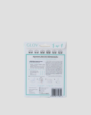 Rękawica do demakijażu i oczyszczania twarzy wielorazowego użytku On-The-Go Ivory Glov - 3