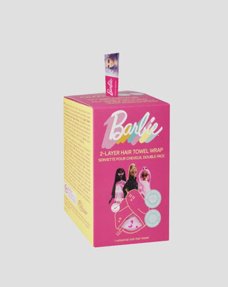Dwustronny turban do włosów Barbie Double Sided Hair Wrap Sport&Satin Pink Panther Glov