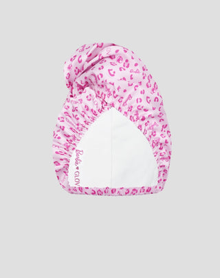 Dwustronny turban do włosów Barbie Double Sided Hair Wrap Sport&Satin Pink Panther Glov
