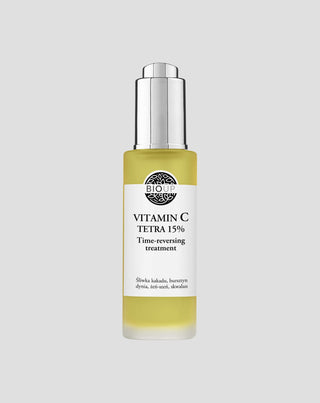 Serum Vitamin C Tetra 15% Time-reversing treatment z bursztynem i żeń-szeniem BIOUP