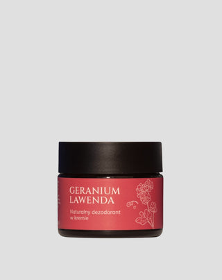 Naturalny dezodorant w kremie geranium i lawenda Mglife