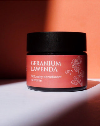 Naturalny dezodorant w kremie geranium i lawenda Mglife