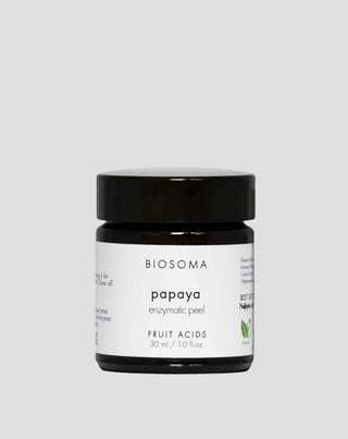 Peeling enzymatyczny - maska Papaja do każdego rodzaju cery linia RAW Biosoma