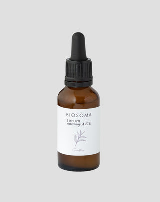 Witaminowe serum do twarzy ACE wyrównujące koloryt odżywiające i wygładzające Biosoma