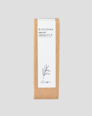 Witaminowe serum do twarzy ACE wyrównujące koloryt odżywiające i wygładzające Biosoma