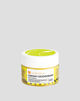 Naturalny dezodorant w kremie - zdrowy dezodorant len & Paczula Opcja Natura - 1