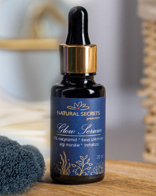 Serum do twarzy z niacynamidem 8% odpowiednie do cery trądzikowej Natural Secrets