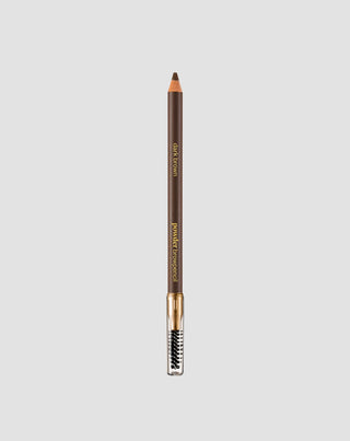 Trwała pudrowa kredka do stylizacji brwi ze szczotką do rozczesywania Dark Brown Paese - 1