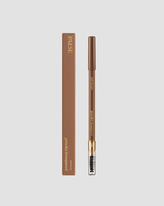 Trwała pudrowa kredka do stylizacji brwi ze szczotką do rozczesywania Soft Brown Paese - 2