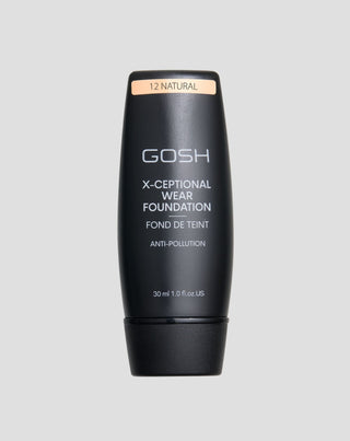 Średnio kryjący podkład o długotrwałym działaniu x-ceptional wear odcień 12 natural Gosh - 1