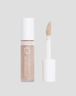 Korektor o wysokim stopniu krycia z aplikatorem High Coverage 001 Porcelain Gosh