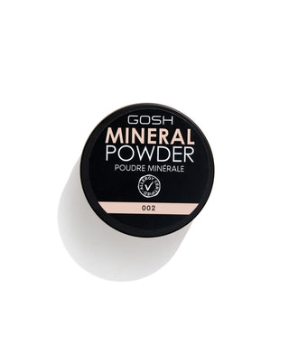 Sypki puder mineralny pozostawiający naturalne matowe wykończenie 002 Ivory Gosh
