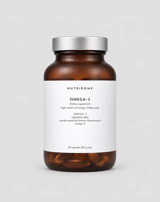 Omega-3 Nutridome na odporność i prawidłowe funkcjonowanie mózgu, serca i widzenia 660 mg EPA 440 mg DHA/dzień 60 szt. - 1