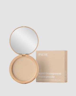 Matujący puder półtransparentny w kolorze Ciepły Beż 1A Paese - 1