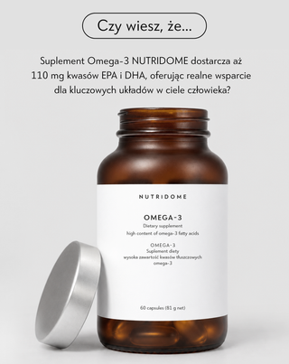 Omega-3 Nutridome na odporność i prawidłowe funkcjonowanie mózgu, serca i widzenia 660 mg EPA 440 mg DHA/dzień 60 szt. - 4