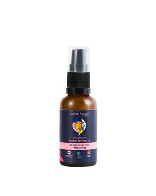 Prebiotyczne serum z czarnuszką do twarzy do cery wrażliwej Gift of Nature