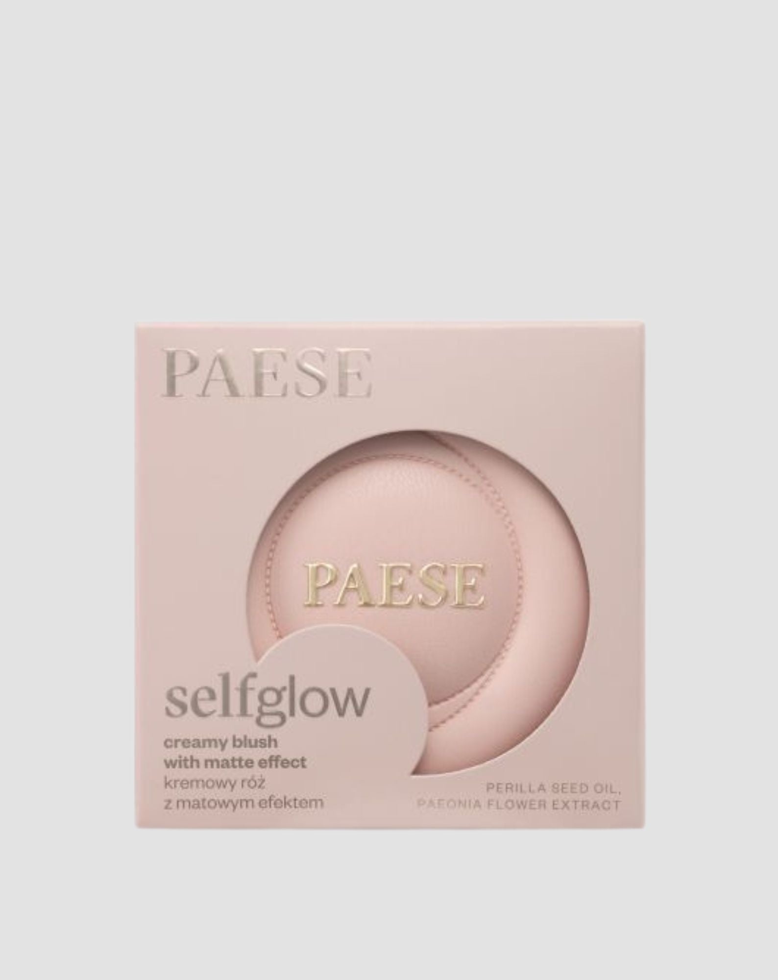 Kremowy róż z matowym efektem nadającym naturalny rumieniec Selfglow Paese - 01 Peony Kiss - 4