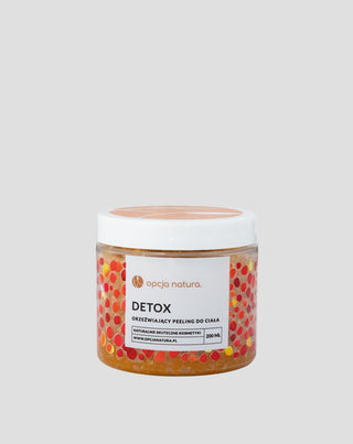 Peeling cukrowy do ciała 100% naturalny olejowy złuszczający Detox Opcja Natura - 1