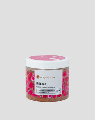 Oczyszczający peeling do ciała Relax naturalny z solą Epsom Opcja Natura - 1