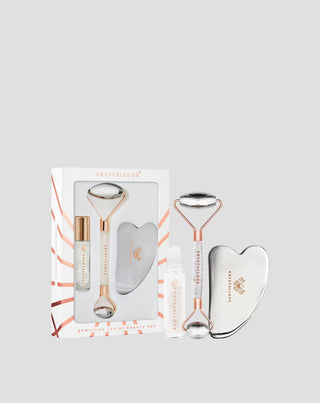 Zestaw do masażu twarzy ze stali nierdzewnej – krioterapia Cryo Ice Beauty set Crystallove - 1