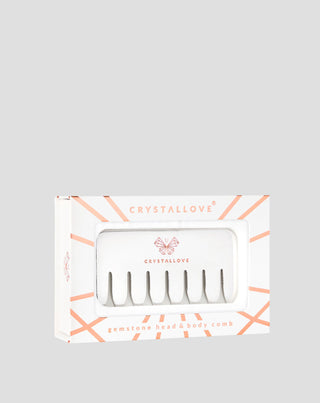 Grzebień do masażu skóry głowy i ciała ze stali nierdzewnej Cryo ice comb Crystallove_5