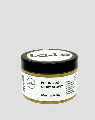 Peeling mechaniczny do skóry głowy usuwający zanieczyszczenia, martwy naskórek oraz nadmiar sebum La-Le - 1