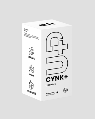 Up Cynk plus zawierający 15mg cynku w jednej kapsułce Up Health Pharma 75 kapsułek - 1