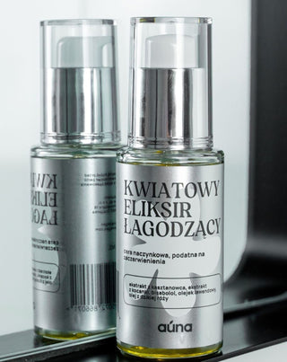 Kwiatowy eliksir łagodzący do cery naczynkowej z ekstraktem z kasztanowca Auna - 2